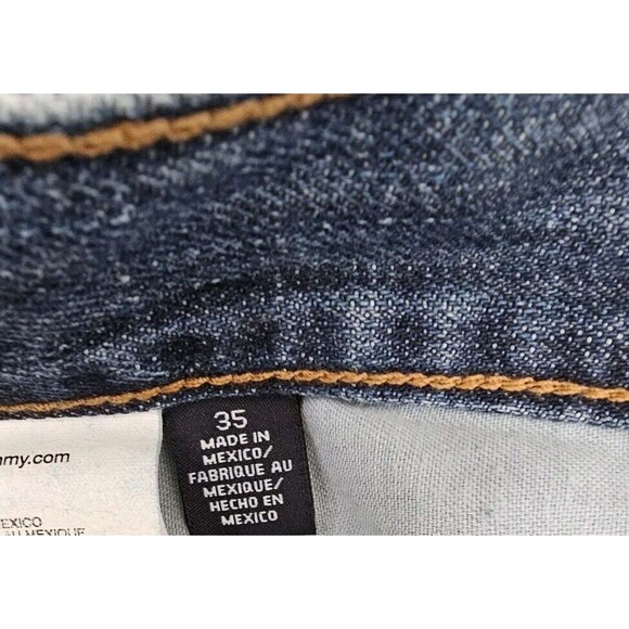 Tommy Hilfiger Shorts Men's Blue Denim Cargo Shorts 100% Cotton Size 35 - Picture 11 of 16